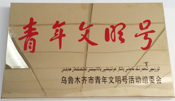 Huachun President Office was awarded municipal Youth Civilization